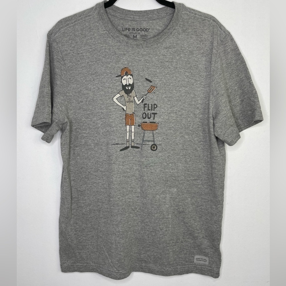 LIFE is Good Men's Flip Out Crusher Tee